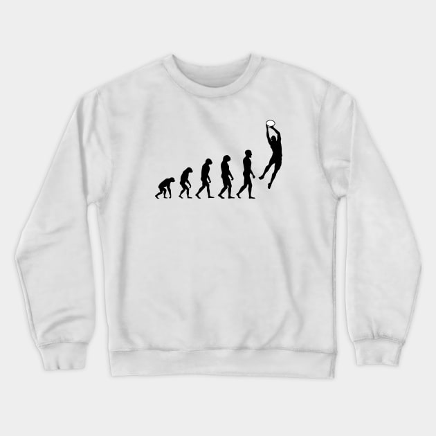 Evolution Rugby #1 - Catch Crewneck Sweatshirt by stariconsrugby